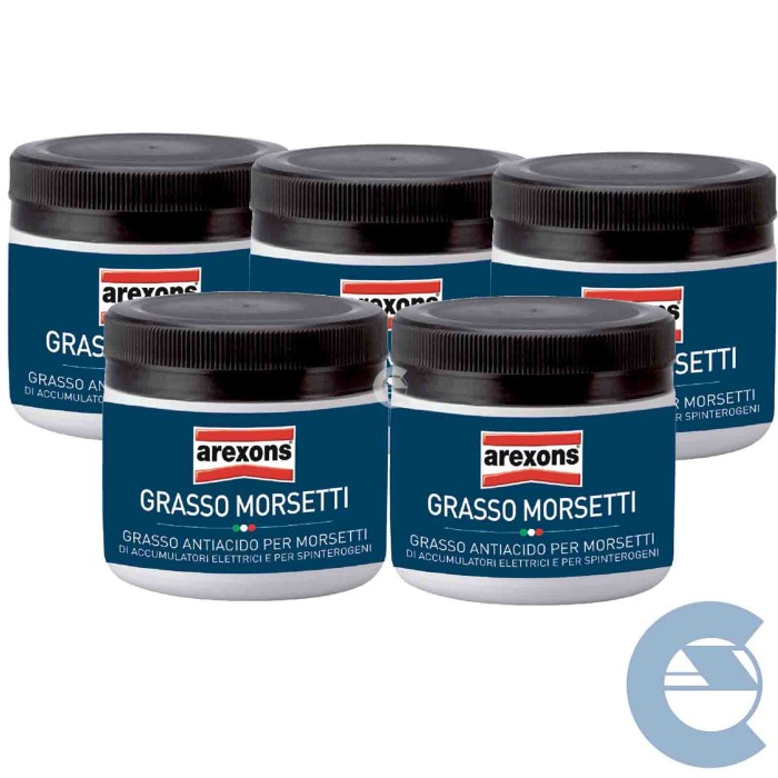 9400 GRASSO MORSETTI.jpg Arexons 9400 Grasso Morsetti Lubrificante 5 Pezzi X 113 Gr.