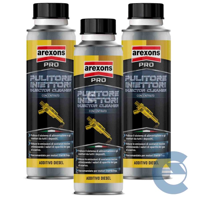 ARE9844.jpg Arexons 9844 Pulitore Iniettori Per Motori Diesel 3 Pezzi X 325 Ml.