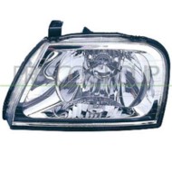 Proiettore Sinistro H4 Manuale Per Mitsubishi L200 - Strada Dal 1996 Al 2000