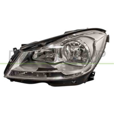 GUIDA_ALLA_SCELTA.JPG Proiettore Sinistro H7+h7 Elettrico Cromato Per Mercedes C Class (w204/s204) Dal 2011 Al 2013