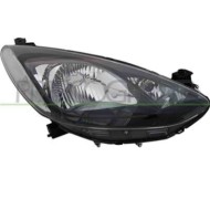 Proiettore Destro H4 Elettrico Senza Motore Per Mazda 2 (de) Dal 2008 Al 2014