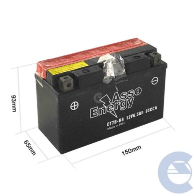 149750-large_default.jpg Batteria Moto Ct7b-bs 12v 6.5ah 85cca Batteria Moto Codice Yuasa Yt7bbs
