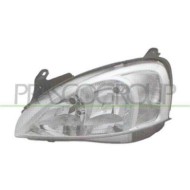 Proiettore Destro H7+h7 Elettrico Senza Motore Per Opel/vauxhall Corsa C Dal 2000 Al 2003