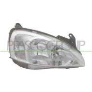 Proiettore Sinistro H7+h7 Elettrico Senza Motore Per Opel/vauxhall Corsa C Dal 2000 Al 2003