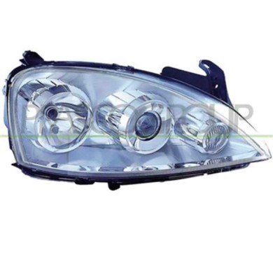 GUIDA_ALLA_SCELTA.JPG Proiettore Destro Per Opel/vauxhall Corsa C Dal 2003 Al 2006