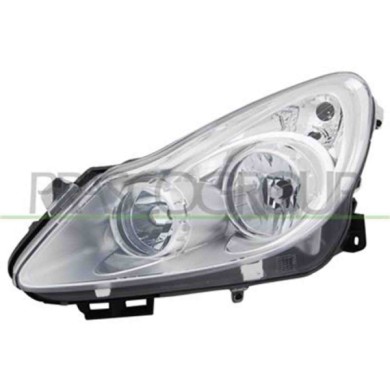 GUIDA_ALLA_SCELTA.JPG Proiettore Sinistro H1+h7 Elettrico Cromato Per Opel/vauxhall Corsa D Dal 2006 Al 2011
