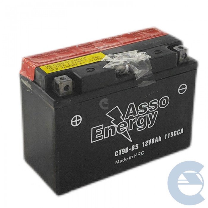 Batteria moto CT9B-BS 12V 8Ah 115CCA batteria moto codice YUASA YT9B-BS