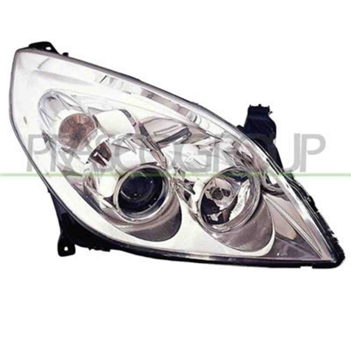 GUIDA_ALLA_SCELTA.JPG Proiettore Destro H1+h7 Elettrico Cromato Per Opel/vauxhall Vectra C Dal 2005 Al 2008