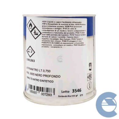 NTR00D9005_1.jpg Atria Vernice Industriale Nero Lucido 2003 750gr Smalto Made In Italy