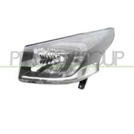 Proiettore Sinistro H4 Elettrico Con Motore Per Opel/vauxhall Vivaro B (x82) Dal 2014 Al 2019