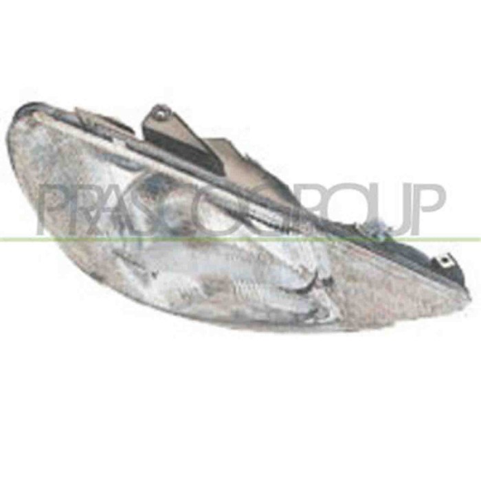 GUIDA_ALLA_SCELTA.JPG Proiettore Destro H4 Elettrico Senza Motore Per Peugeot 206 Dal 1998 Al 2009
