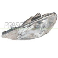 Proiettore Sinistro H4 Elettrico Senza Motore Per Peugeot 206 Dal 1998 Al 2009