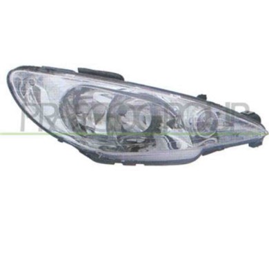 GUIDA_ALLA_SCELTA.JPG Proiettore Destro H7+h7 Elettrico Senza Motore Per Peugeot 206 Dal 1998 Al 2009