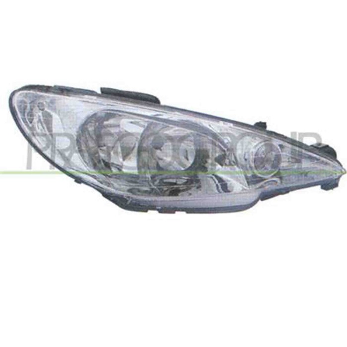 GUIDA_ALLA_SCELTA.JPG Proiettore Destro H7+h7 Elettrico Senza Motore Per Peugeot 206 Dal 1998 Al 2009