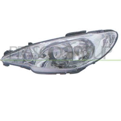 GUIDA_ALLA_SCELTA.JPG Proiettore Sinistro H7+h7+h7 Elettrico Senza Motore Per Peugeot 206 Dal 1998 Al 2009