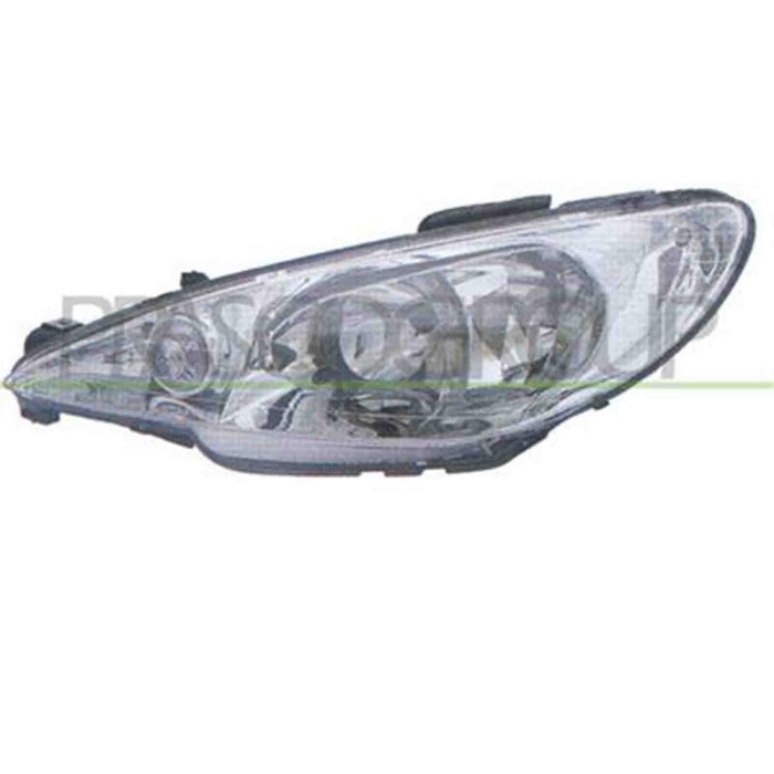 GUIDA_ALLA_SCELTA.JPG Proiettore Sinistro H7+h7+h7 Elettrico Senza Motore Per Peugeot 206 Dal 1998 Al 2009