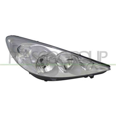 GUIDA_ALLA_SCELTA.JPG Proiettore Destro H1+h7 Elettrico Cromato Per Peugeot 206 Plus Dal 2009 Al 2013