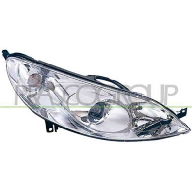 GUIDA_ALLA_SCELTA.JPG Proiettore Destro H1+h7 Elettrico Con Motore Per Peugeot 407 Dal 2004 Al 2007