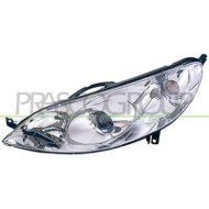 Proiettore Sinistro H1+h7 Elettrico Con Motore Per Peugeot 407 Dal 2004 Al 2007