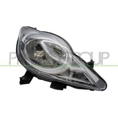 PG2044803_2.JPG Proiettore Destro H4 Elettrico Senza Motore Per Peugeot 107 Dal 2012 Al 2013