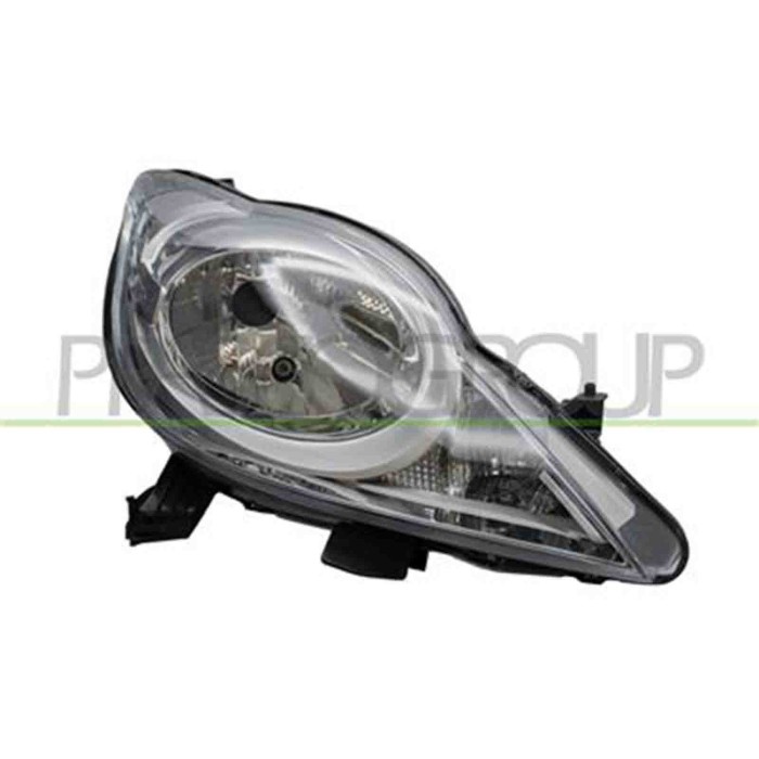 PG2044803_2.JPG Proiettore Destro H4 Elettrico Senza Motore Per Peugeot 107 Dal 2012 Al 2013