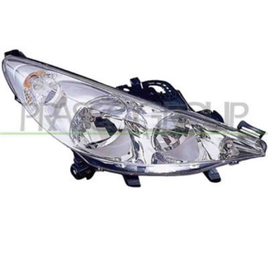 GUIDA_ALLA_SCELTA.JPG Proiettore Destro H1+h7 Elettrico Con Motore Per Peugeot 207 Dal 2006 Al 2009