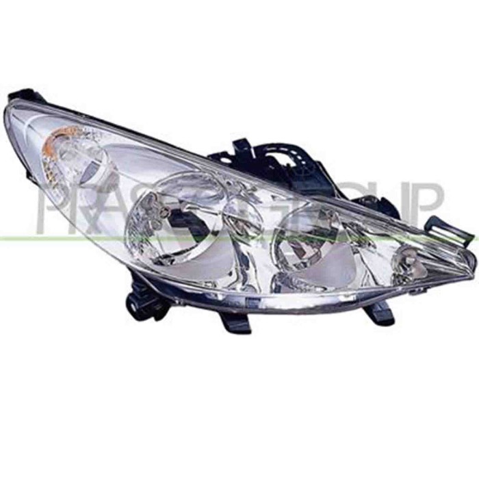 GUIDA_ALLA_SCELTA.JPG Proiettore Destro H1+h7 Elettrico Con Motore Per Peugeot 207 Dal 2006 Al 2009