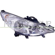 Proiettore Destro H7+h7+h1 Elettrico Con Motore Per Peugeot 207 Dal 2006 Al 2009