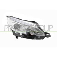 Proiettore Destro H7+h7 Elettrico Senza Motore Per Peugeot 2008 Dal 2013 Al 2016