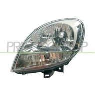 Proiettore Sinistro H4 Elettrico Per Nissan Kubistar Dal 2003 Al 2007