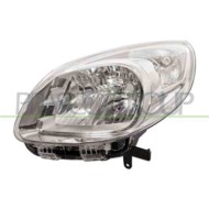 Proiettore Sinistro H4 Elettrico Cromato Per Renault Kangoo Dal 2013 Al 2021