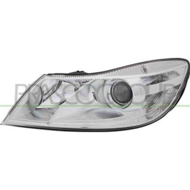 GUIDA_ALLA_SCELTA.JPG Proiettore Destro H1+h7 Elettrico Con Motore Per Skoda Octavia Dal 2008 Al 2013