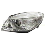 Proiettore Sinistro Per Skoda Fabia (5j) Dal 2007 Al 2010