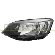 Proiettore Sinistro H4 Elettrico Con Motore Per Skoda Fabia (nj) Dal 2014 Al 2018
