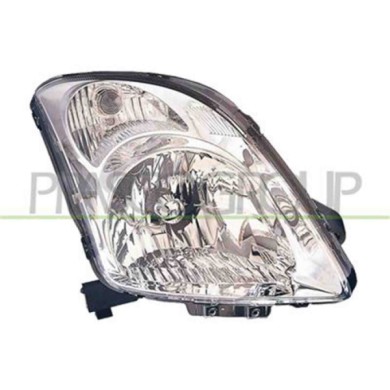 GUIDA_ALLA_SCELTA.JPG Proiettore Destro H4 Elettrico Cromato Per Suzuki Swift Dal 2005 Al 2006