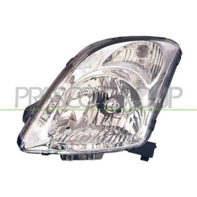 GUIDA_ALLA_SCELTA.JPG Proiettore Sinistro H4 Elettrico Cromato Per Suzuki Swift Dal 2005 Al 2006
