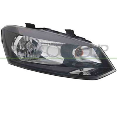 GUIDA_ALLA_SCELTA.JPG Proiettore Destro H4 Elettrico Con Motore Per Volkswagen Polo Dal 2009 Al 2014