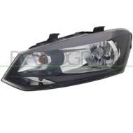 Proiettore Sinistro H4 Elettrico Con Motore Per Volkswagen Polo Dal 2009 Al 2014