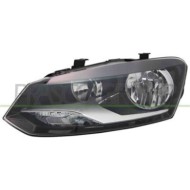 Proiettore Sinistro H7+h7 Elettrico Con Motore Per Volkswagen Polo Dal 2009 Al 2014