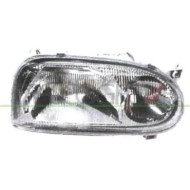 Proiettore Destro H1+h1 Elettrico Senza Motore Per Volkswagen Golf Iii Dal 1991 Al 1997
