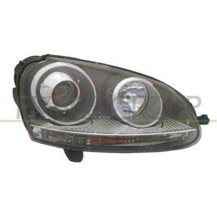 GUIDA_ALLA_SCELTA.JPG Proiettore Sinistro Xenon D2s+h7 Elettrico Con Motore Per Volkswagen Golf V Gti/gtd Dal 2004 Al 2009