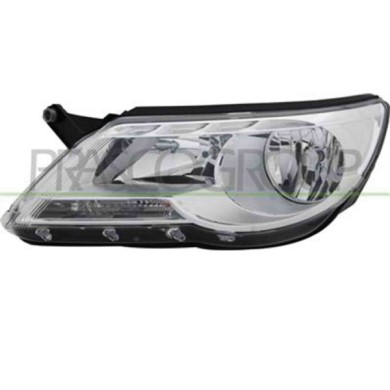 GUIDA_ALLA_SCELTA.JPG Proiettore Destro H7+h7 Elettrico Con Motore Per Volkswagen Tiguan Dal 2007 Al 2011