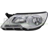 Proiettore Destro H7+h7 Elettrico Con Motore Per Volkswagen Tiguan Dal 2007 Al 2011