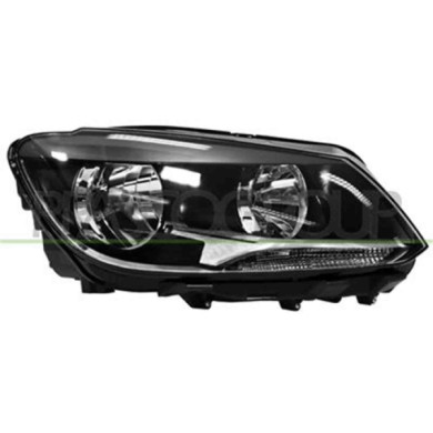 GUIDA_ALLA_SCELTA.JPG Proiettore Destro H7+h15 Elettrico Con Motore Per Volkswagen Touran Dal 2010 Al 2015
