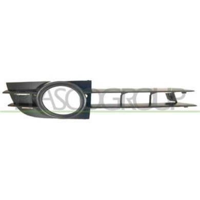 GUIDA_ALLA_SCELTA.JPG Griglia Destra Paraurti Nera Per Audi A6 Dal 2004 Al 2008