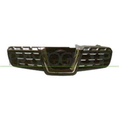 DS7102001_1.JPG Griglia Radiatore Nera Con Modanatura Cromata Per Nissan Qashqai (j10) Dal 2006 Al 2010