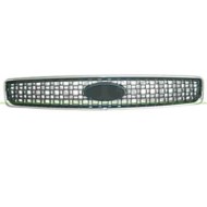 Griglia Radiatore Con Bordo Cromato Per Ford Fusion Dal 2005 Al 2009