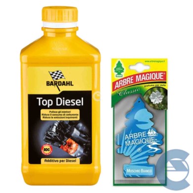 149424-large_default.jpg Bardahl Top Diesel 1 Lt 120040 Additivo Pulizia Iniettori Gasolio + Arbre Magique Profumo Muschio Bianc