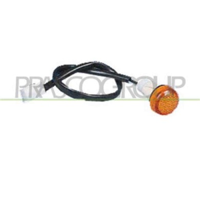 GUIDA_ALLA_SCELTA.JPG Fanale Laterale Destro O Sinistro Arancio Con Porta Lampada Per Fiat Uno Dal 1989 Al 1995