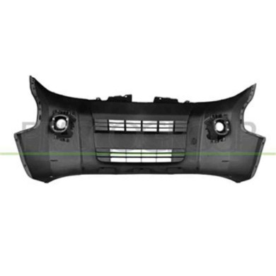 FT9071011_3.JPG Paraurti Anteriore Nero Con Sede Fendi Con Fascia Argento Per Citroen Nemo Dal 2008 Al 2016